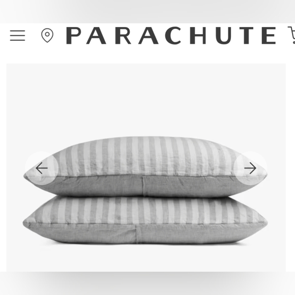 Parachute • Striped Linen Sham Set - Picture 1 of 8